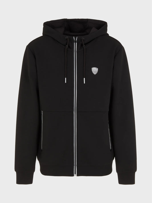 Felpa cappuccio zip Armani