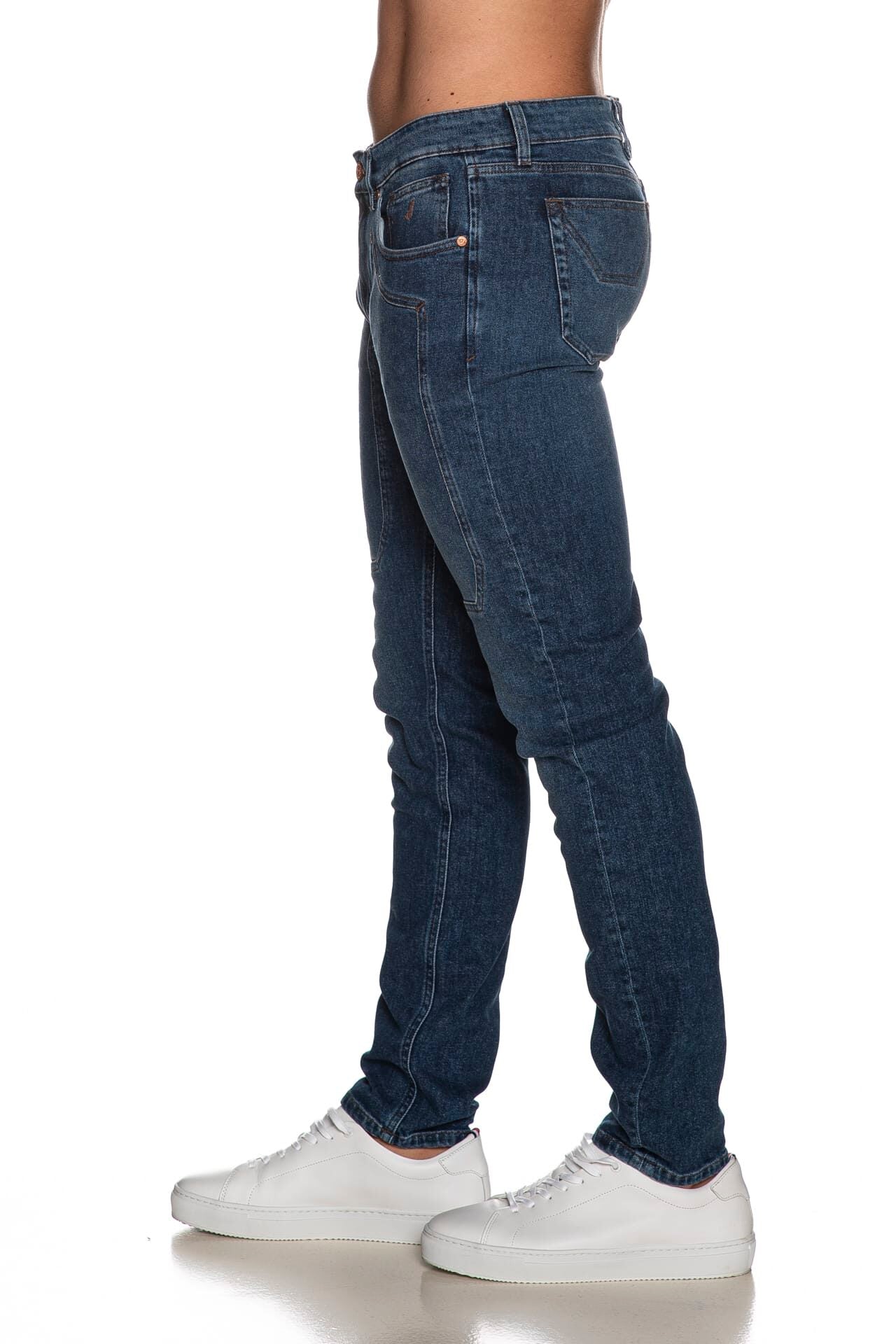 Pantalone con toppa in denim Jeckerson