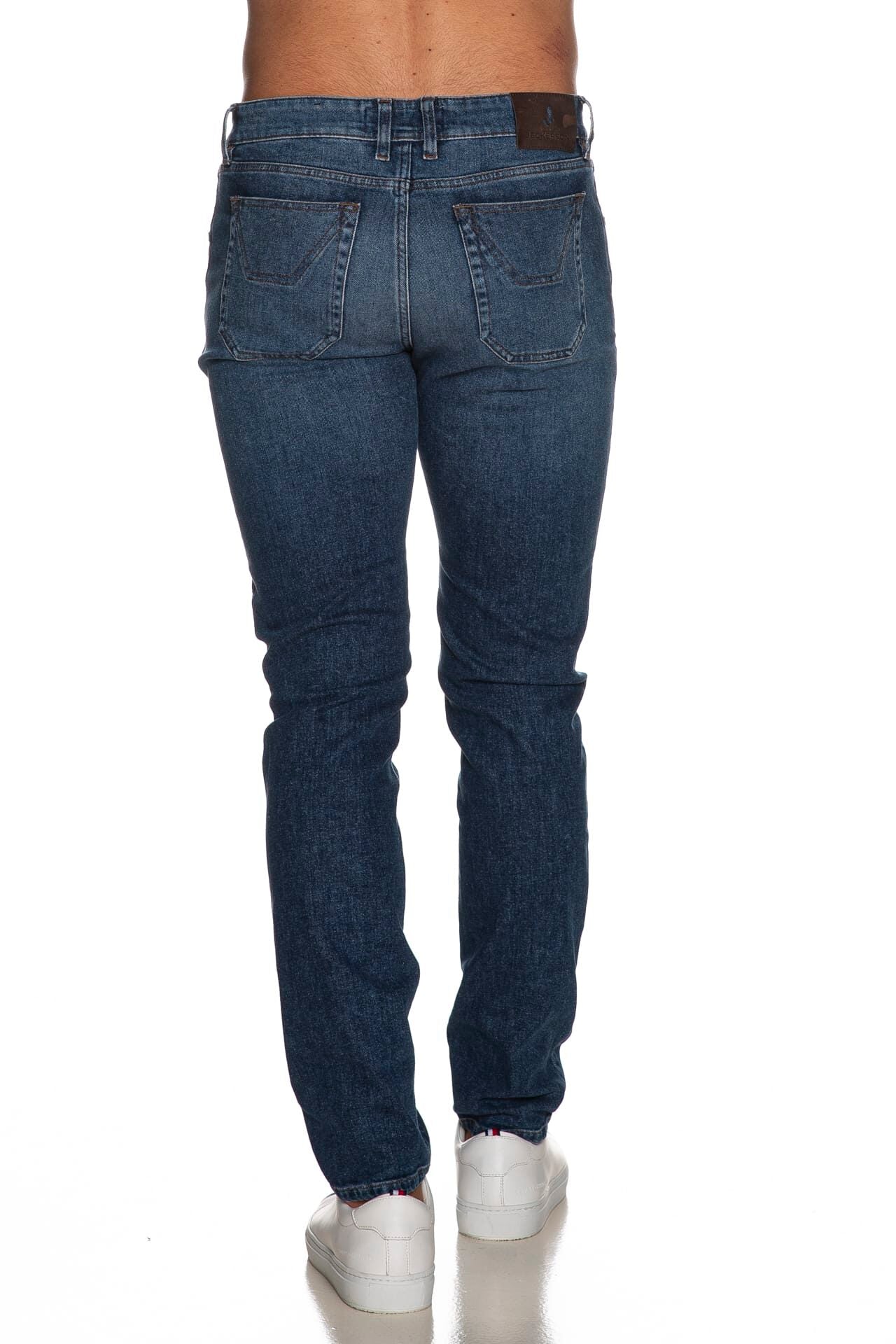Pantalone con toppa in denim Jeckerson