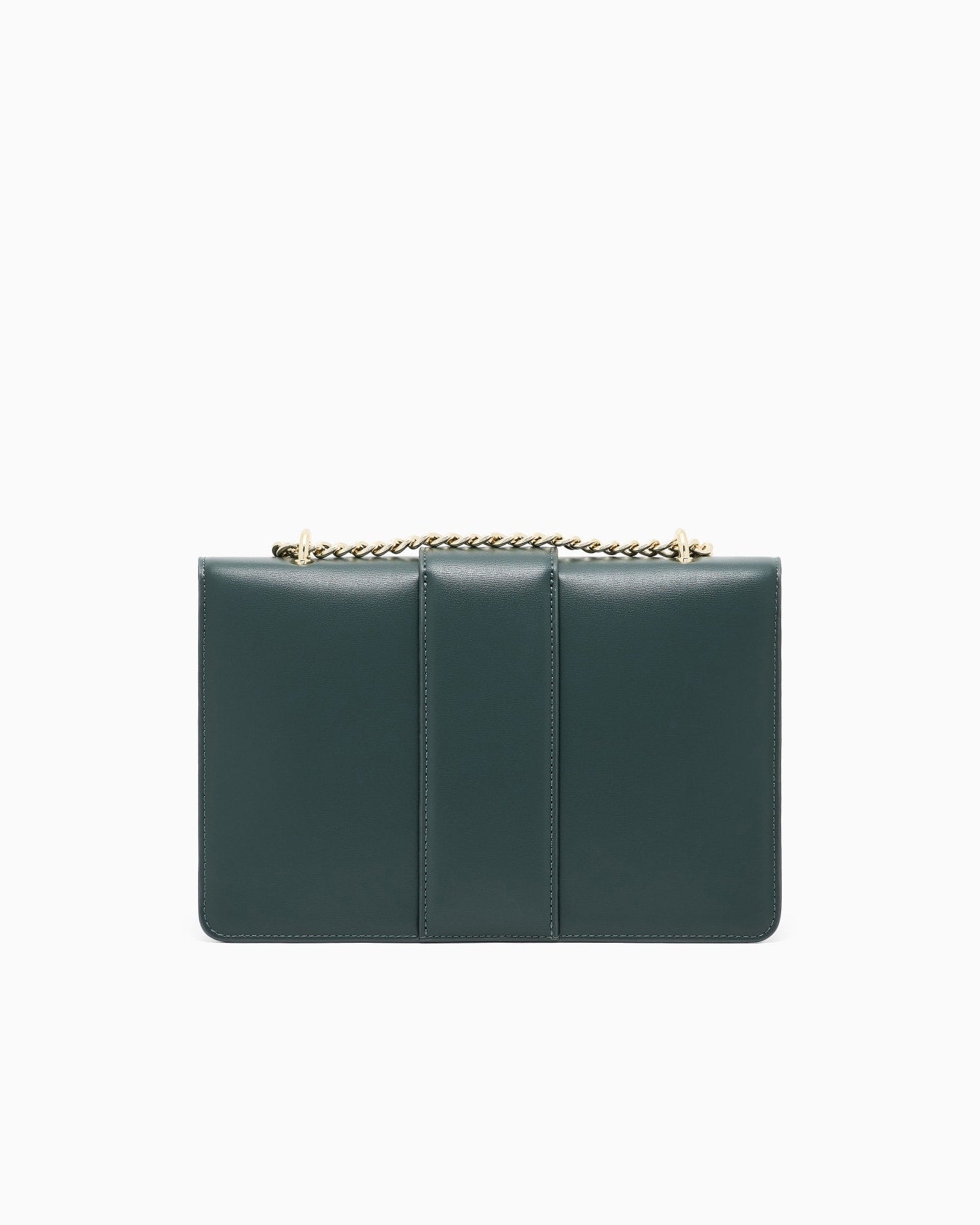 BORSA A SPALLA CON LOGO IN METALLO