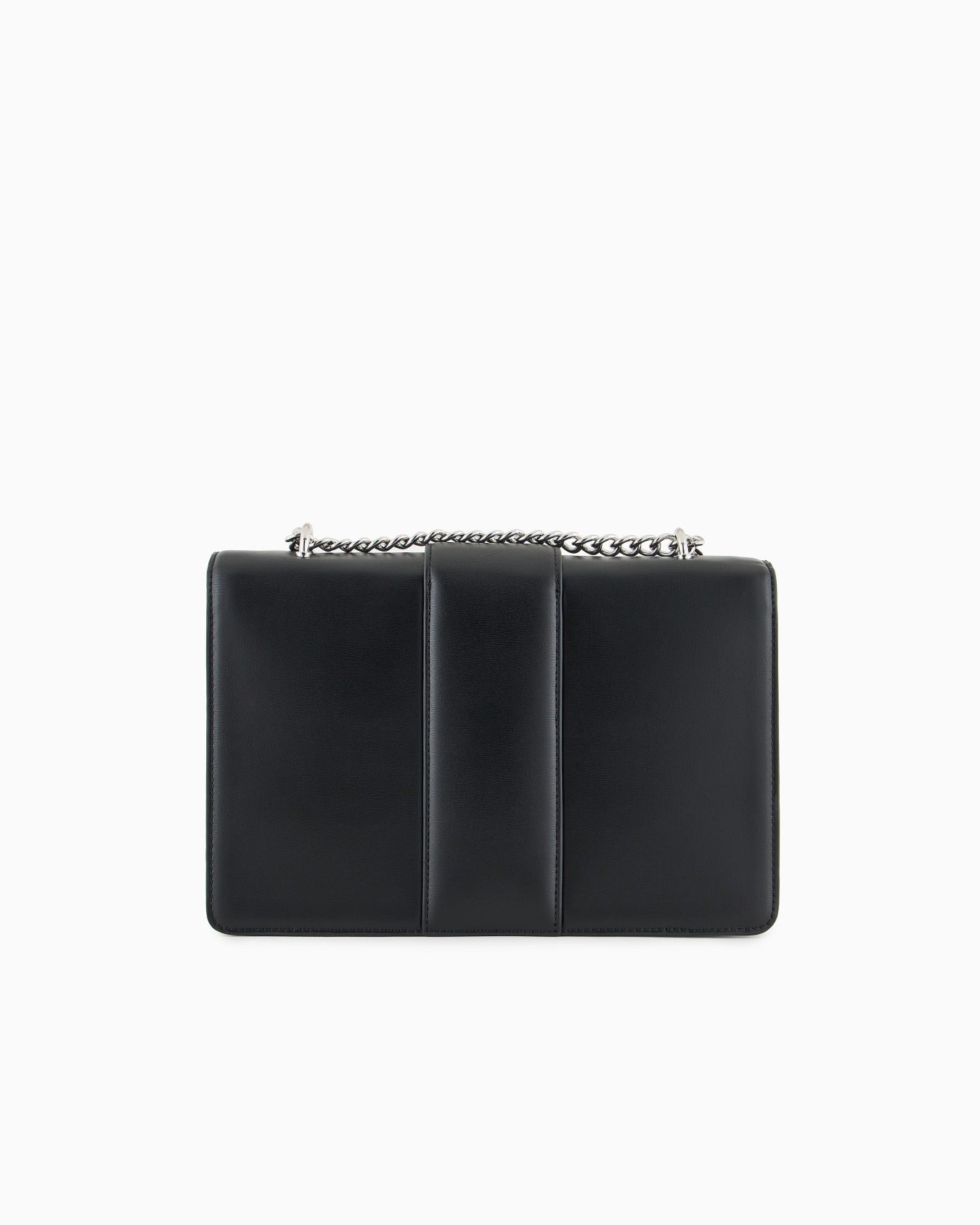 BORSA A SPALLA CON LOGO IN METALLO