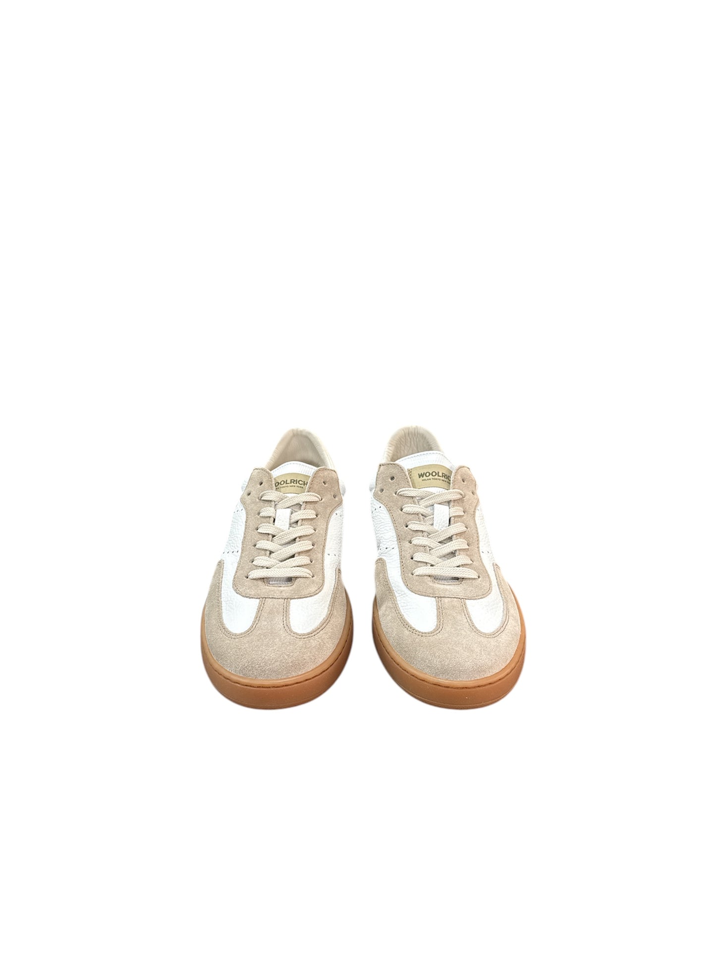 Sneakers Donna Swing Court in pelle con dettagli in camoscio