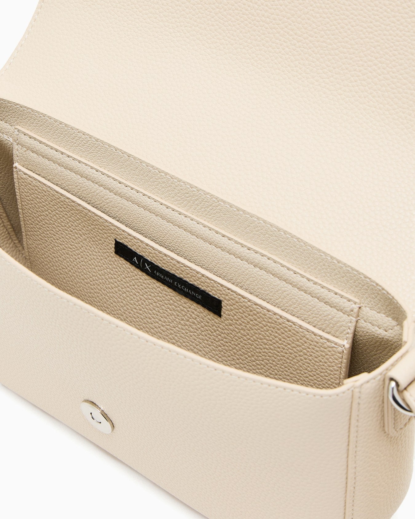 Borsa a tracolla con logo allover