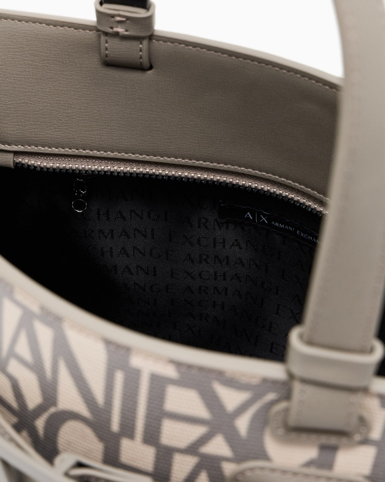 Borsa tote grande con doppi manici e tracolla