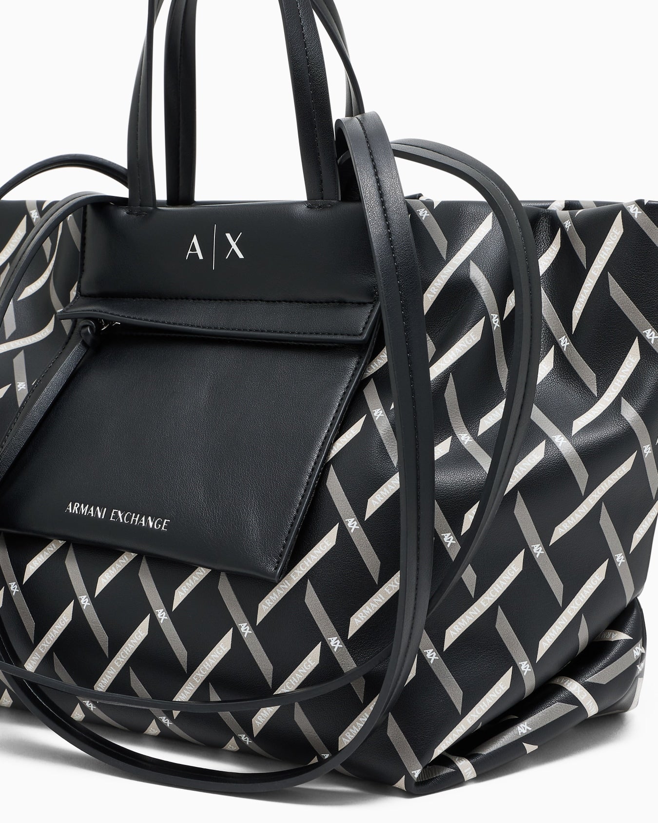 Borsa tote grafica a rombi