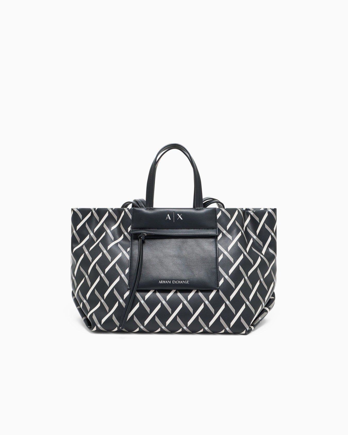 Borsa tote grafica a rombi