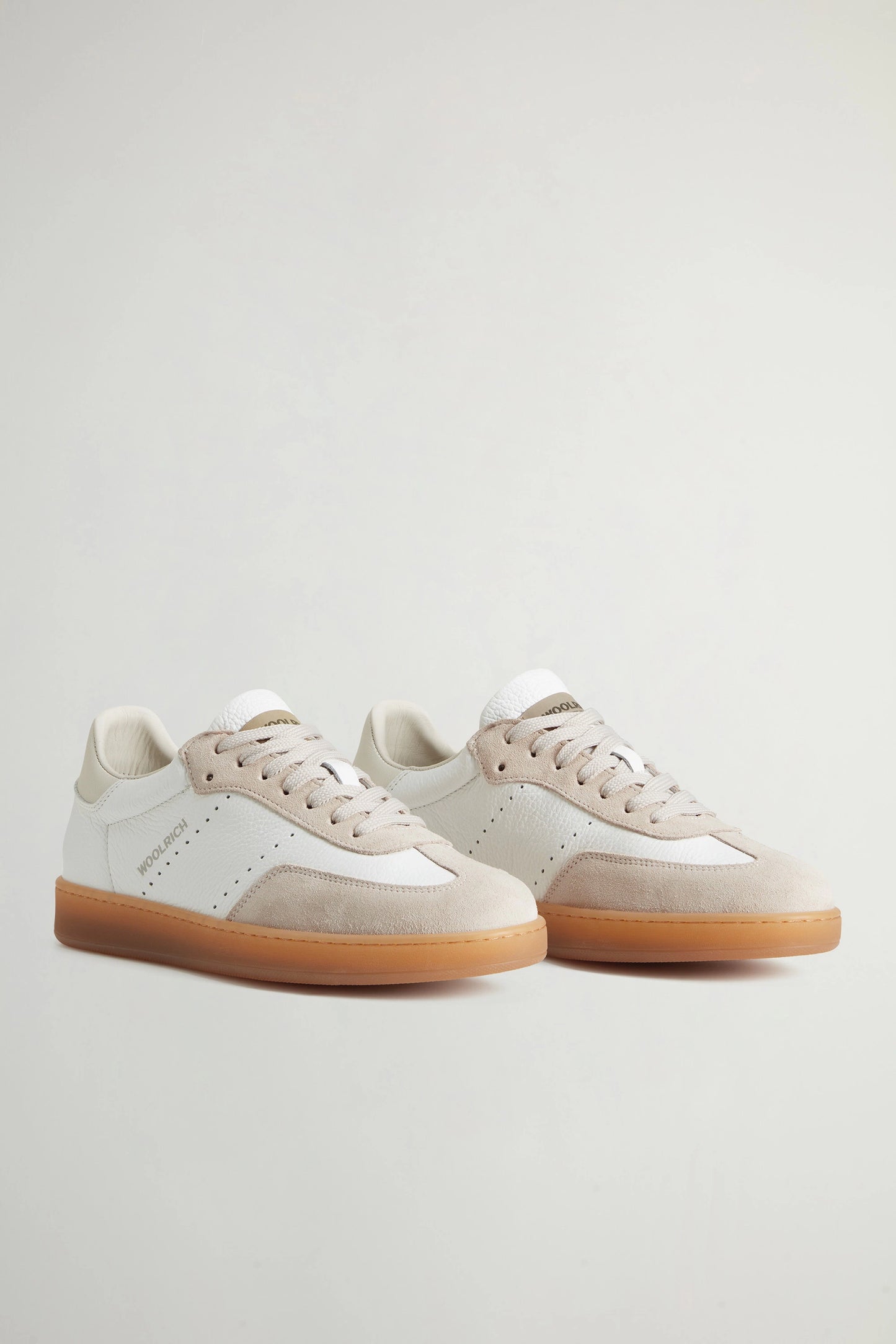 Sneakers Donna Swing Court in pelle con dettagli in camoscio
