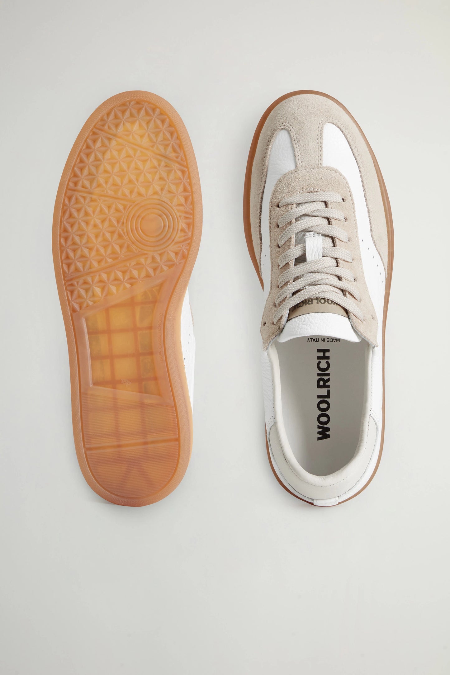 Sneakers Donna Swing Court in pelle con dettagli in camoscio